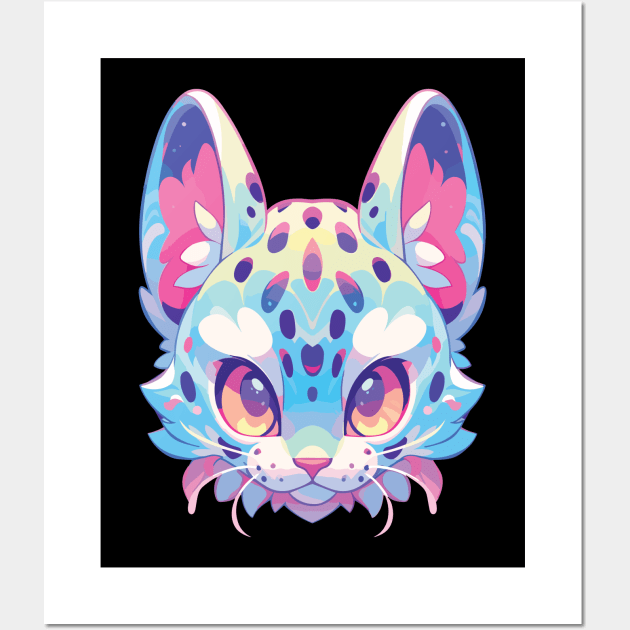 Kawaii Cute Wildcat Series - 023 Wall Art by Kawaii Kingdom